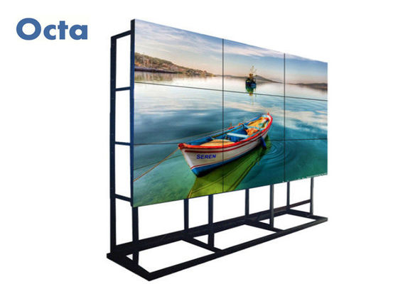 Κίνα Αρχικός τηλεοπτικός τοίχος 55 ίντσα 3x3 LG LCD με Bezel RS232 5.3mm την παραγωγή προμηθευτής