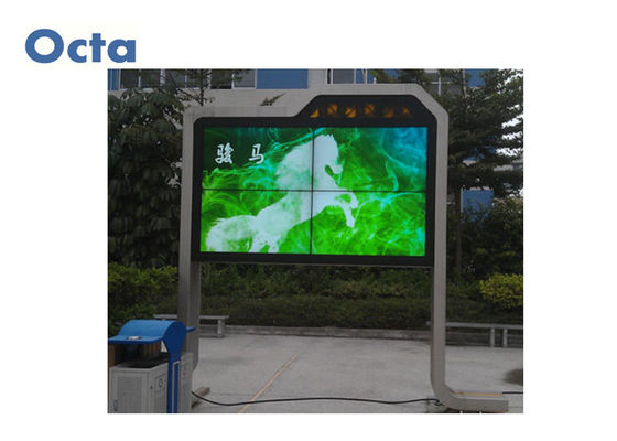 Κίνα 55» υπαίθριο ψηφιακό σύστημα σηματοδότησης που διαφημίζει το ψηφιακό σύστημα σηματοδότησης 1000cd/M2 LCD προμηθευτής